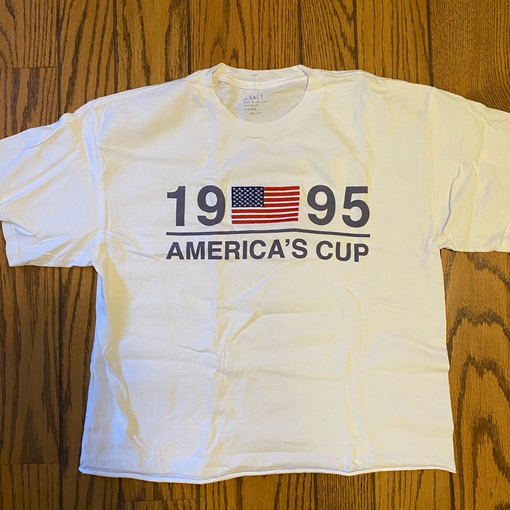 Americas Cup Slightly Cropped Graphic T-shirt